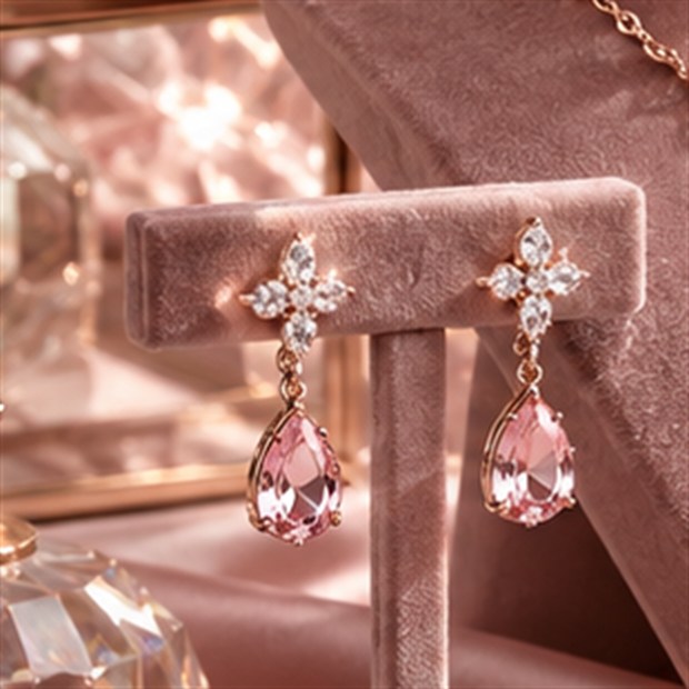 Celeste crystal drop earrings