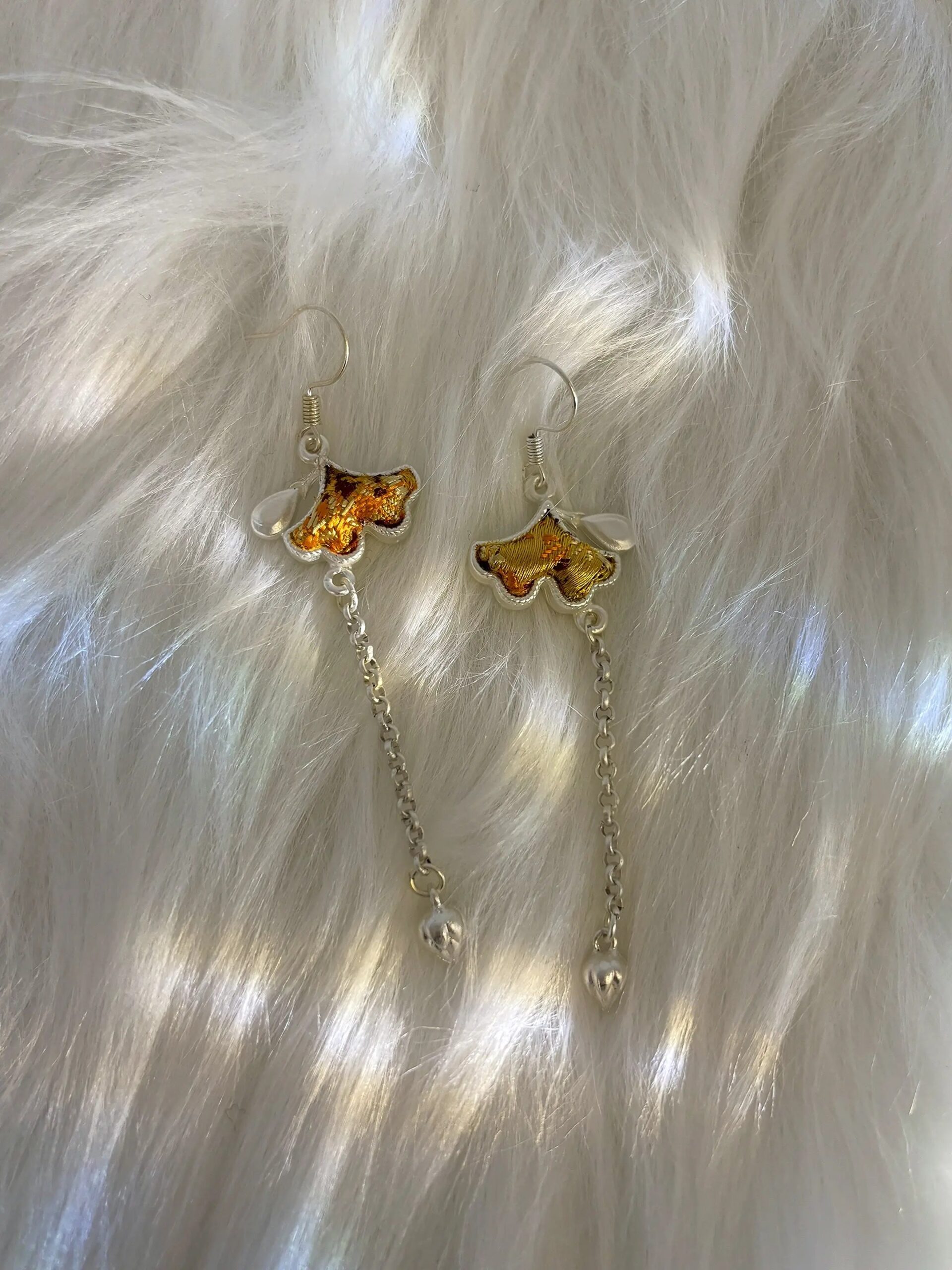 Handmade Miao Embroidery Earrings - Image 6