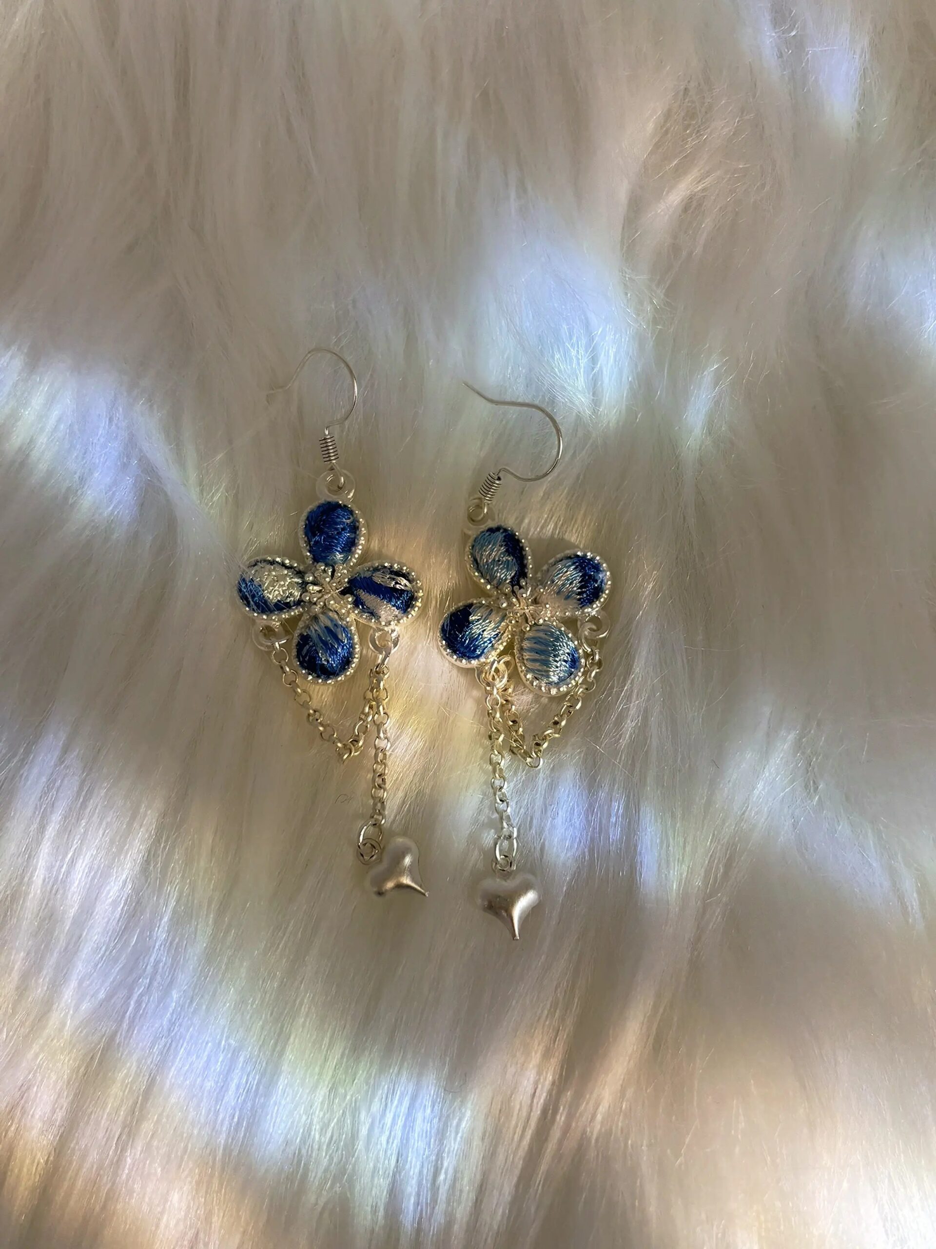 Handmade Miao Embroidery Earrings - Image 5